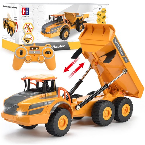 Double volvo dump truck - e,
