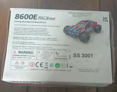 Deerc 8600e 4wd - 1:22, rc