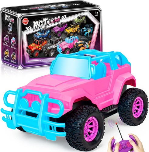 Pink remote control car - pink, car-