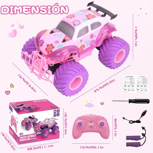 Floral monster truck - rc,